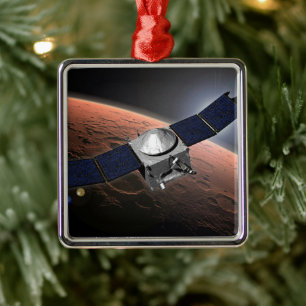 Mars Atmosphere och Volatile Evolution Uppdrag. Julgransprydnad Metall