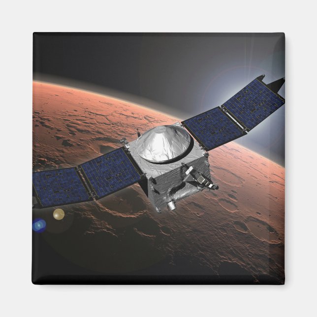 Mars Atmosphere och Volatile Evolution Uppdrag. Magnet (Framsidan)