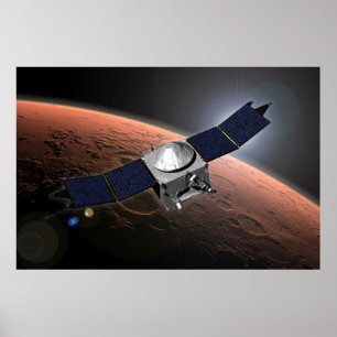 Mars Atmosphere och Volatile Evolution Uppdrag. Poster