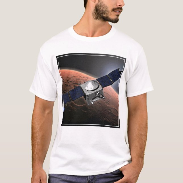Mars Atmosphere och Volatile Evolution Uppdrag. T Shirt (Framsida)