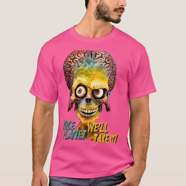Mars Attacks - Nice Planet T Shirt (Framsida)