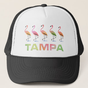 Mars av de tropiska flamingosna TAMPA Truckerkeps