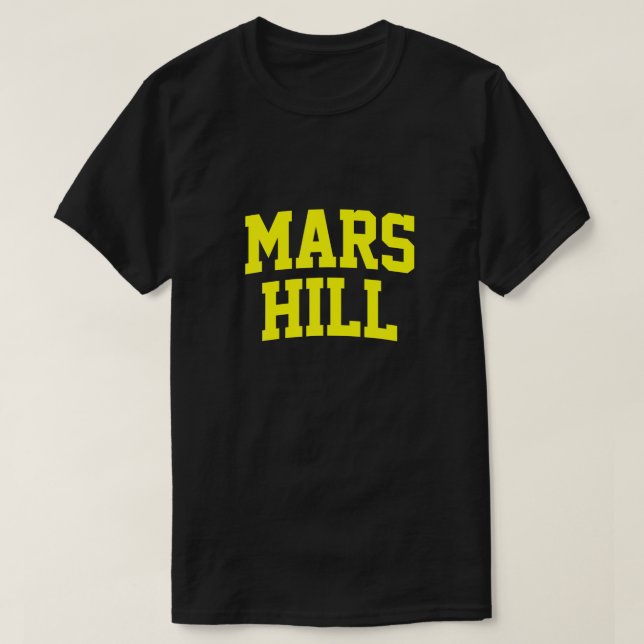 Mars Backe Arch Athletic College Universiteten Alu T Shirt (Design framsida)