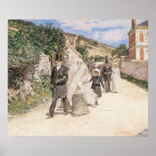 Mars Bröllop av Robinson, Vintage Newlyweds Poster (Framsidan)