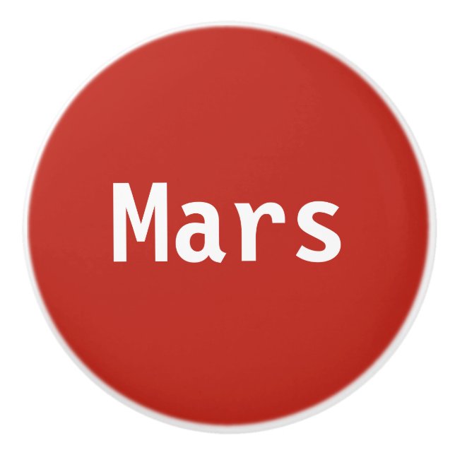 Mars Ceramic Knob Knopp (Framsidan)