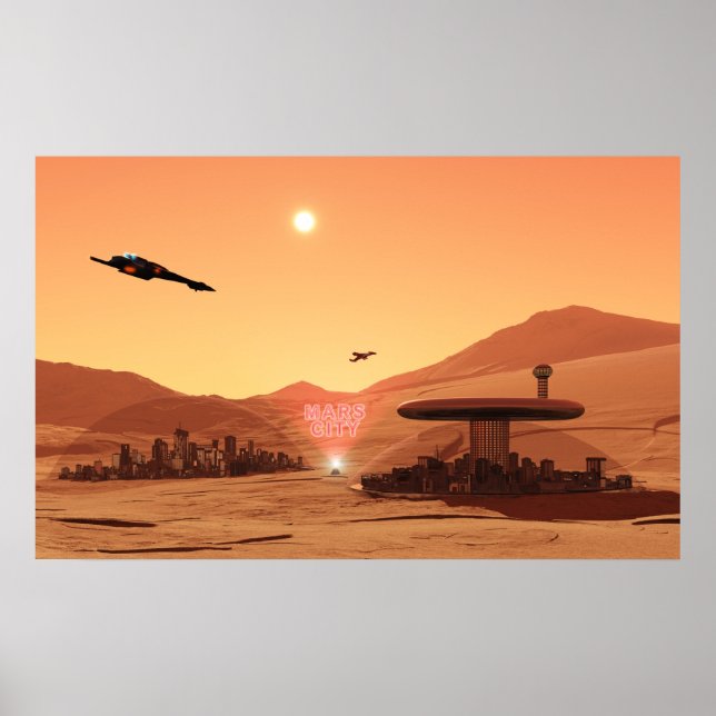 Mars City Poster (Framsidan)