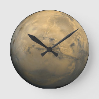 Mars Clock Rund Klocka