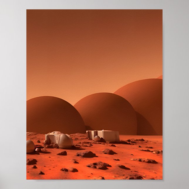 Mars colony poster (Framsidan)