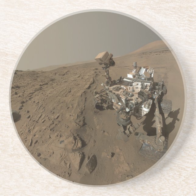Mars Curiosity Red Martian Landcape Underlägg (Framsidan)