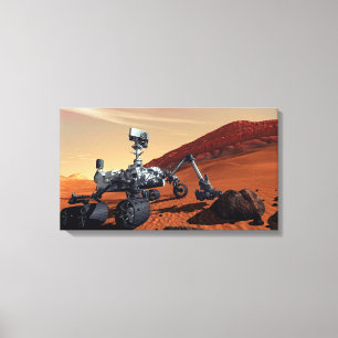 Mars Curiosity Rover Canvastryck