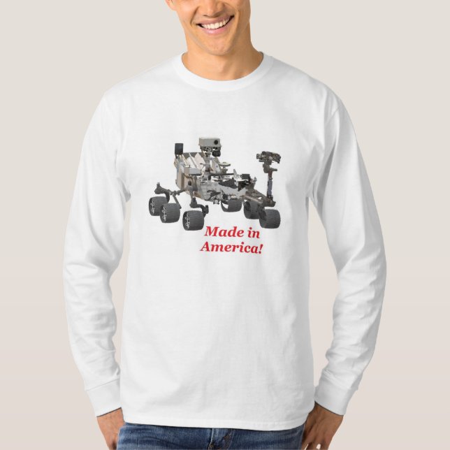 Mars Curiosity Rover T-shirt (Framsida)