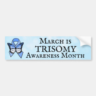 Mars den Trisomy Awareness Month Bildekal