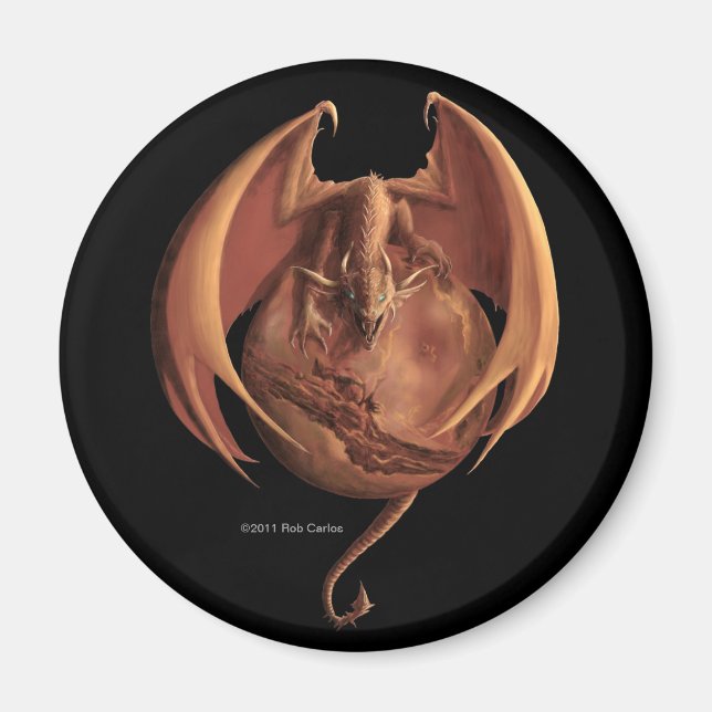 Mars Dragon Magnet (Framsidan)