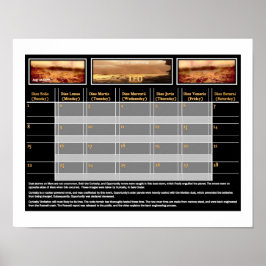 Mars Dust Storm Poster