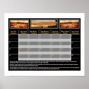 Mars Dust Storm Poster