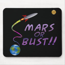 Mars eller Bust! Mousepad Musmatta