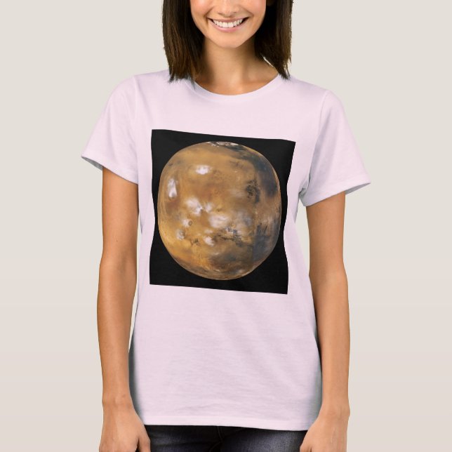 Mars! En vacker bild från rymden. NASA Tee Shirt (Framsida)