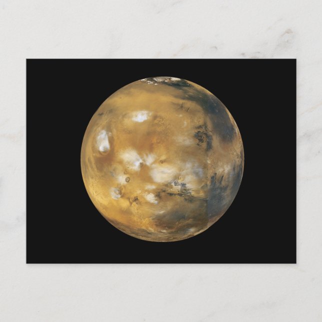 Mars! En vacker bild från rymden. NASA Vykort (Framsida)