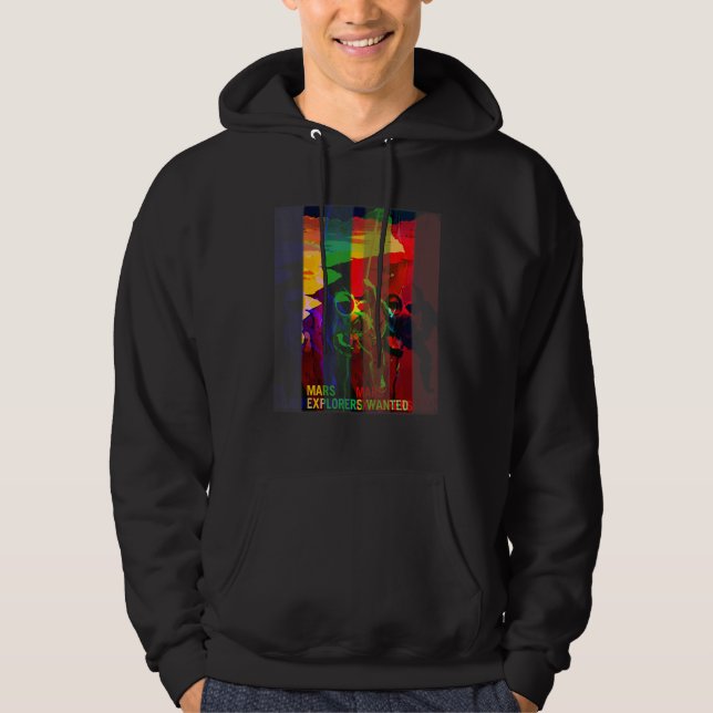 Mars Explorer ville Hoodie (Framsida)