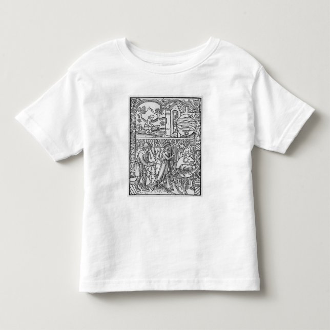 Mars fiske och beskäraträd, Pisces T-shirt (Framsida)
