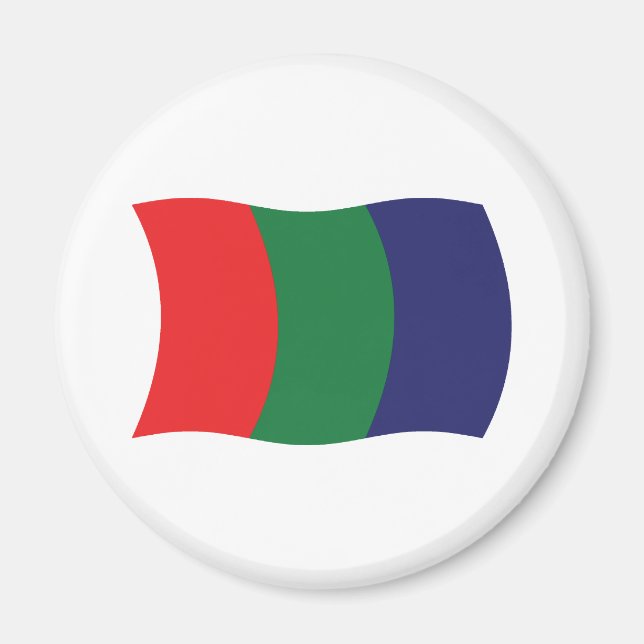 Mars Flagga Magnet (Framsidan)