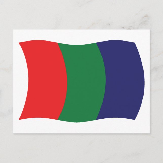 Mars Flagga Postkort Vykort (Framsida)