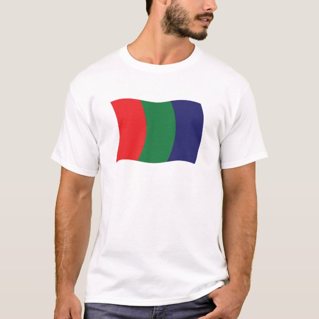 Mars Flagga Shirt T-shirt (Framsida)