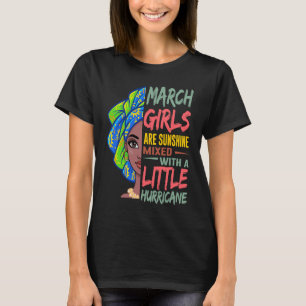 Mars-flickorna är solskenor blandade med lite hurr t shirt