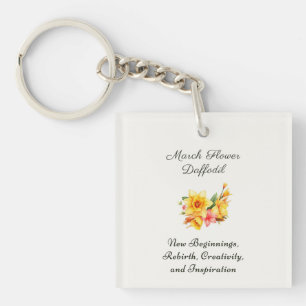 Mars födelsemånad Flower Daffodil Birth Gift