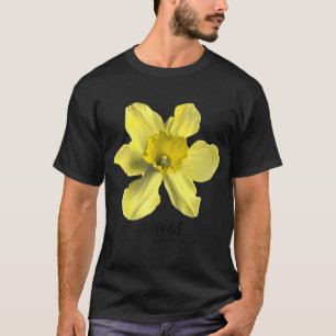 Mars födelsemånad Flower Daffodil vintage T-Shirt