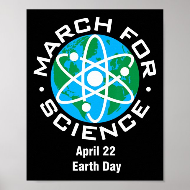 Mars for Science Earth Day Poster (Framsidan)