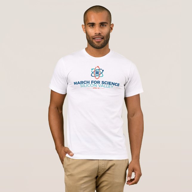 mars för Science SV Manar-shirt White T Shirt (Hel framsida)