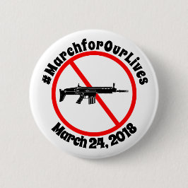 Mars för vår livmars 24, 2018 vapenlagar knäppas knapp