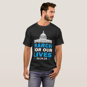 Mars för vår t-skjorta för livtshirtmarsch 24th tee