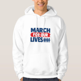 Mars för våra liv hoodie