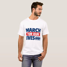 Mars för våra liv T-shirt
