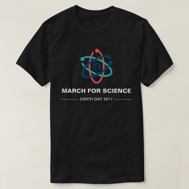 Mars för vetenskapsjorddagen 2017 tee (Design framsida)