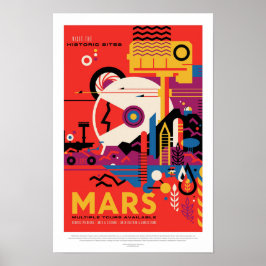 Mars | Framtida NASA-visioner Poster