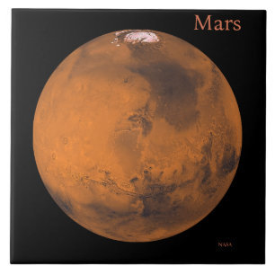 Mars Globe av NASA Kakelplatta