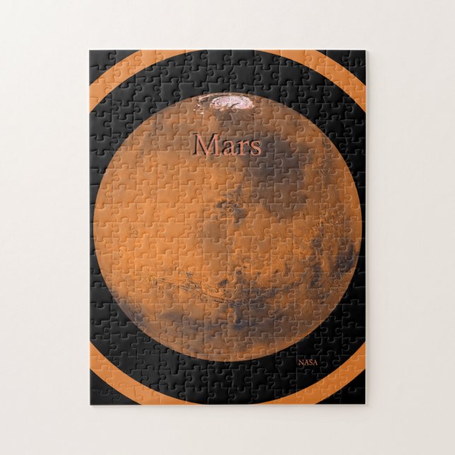 Mars Globe av NASA Pussel (Vertikal)