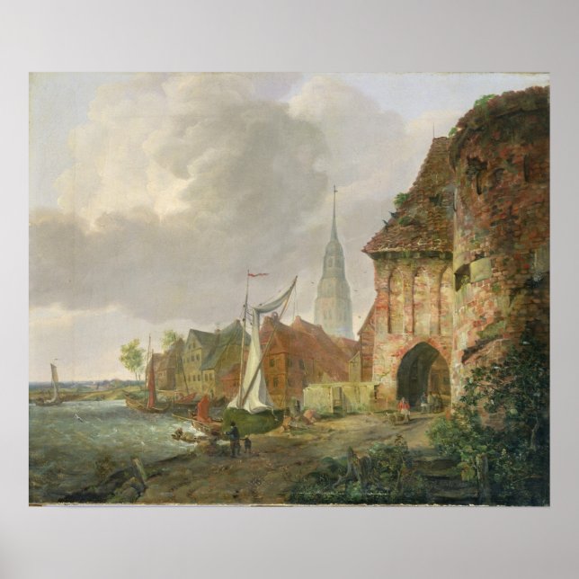 Mars Grind i Buxtehude, 1830 Poster (Framsidan)