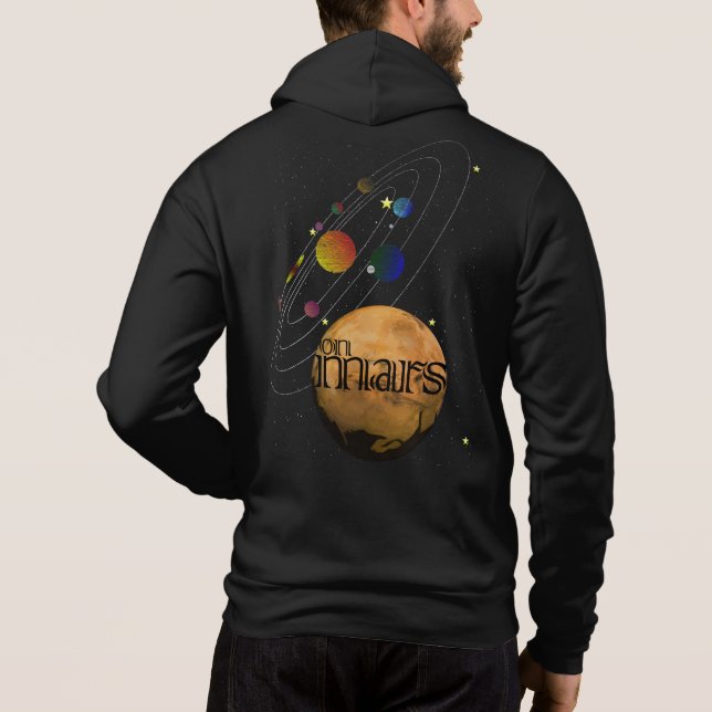 MARS i Solar System Planet T Shirt (Baksida)
