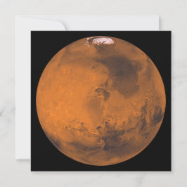 Mars Image av NASA Kort