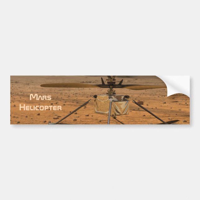 Mars Ingenuity Helicopter Bildekal (Framsidan)