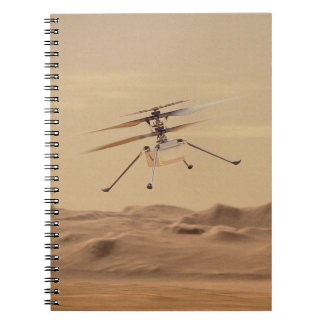 Mars Ingenuity Helicopter Flight Anteckningsbok (Framsidan)