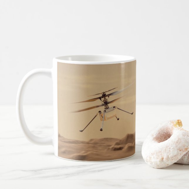 Mars Ingenuity Helicopter Flight Kaffemugg (Med munk)