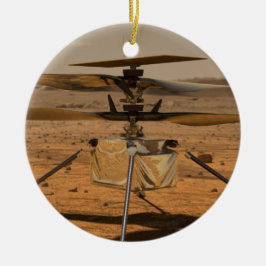 Mars Ingenuity Helicopter Julgransprydnad Keramik
