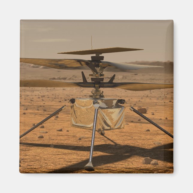 Mars Ingenuity Helicopter Magnet (Framsidan)