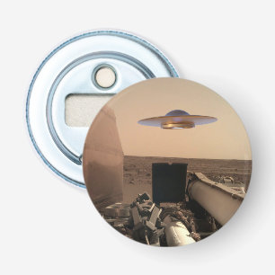 Mars InSight Alien UFO Saucer-påträffare Flasköppnare