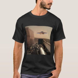 Mars InSight Alien UFO Saucer-påträffare T Shirt